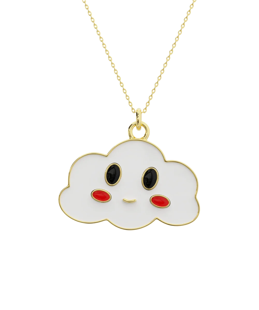 The Cloudy Face Necklace