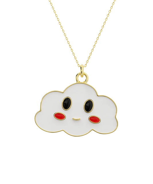 The Cloudy Face Necklace