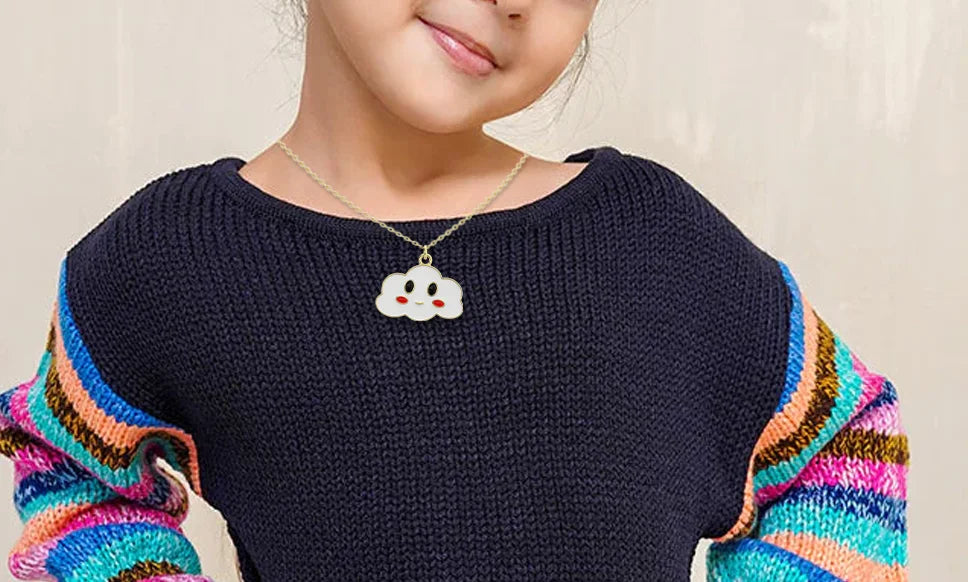 The Cloudy Face Necklace