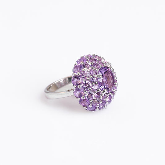 Purple hues with Amethyst Ring