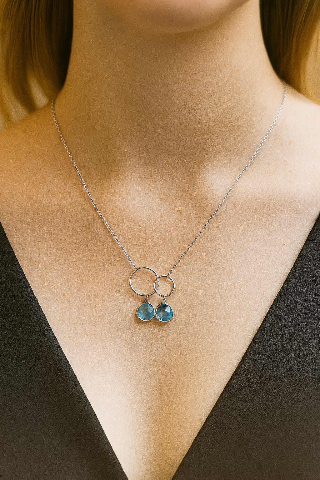 Serenity in Soothing Blue Necklace