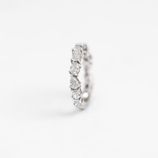 The Unscripted : Fancy Shape Diamonds Eternity Band