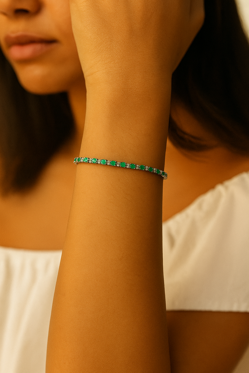 The Floret Tennis Bracelet