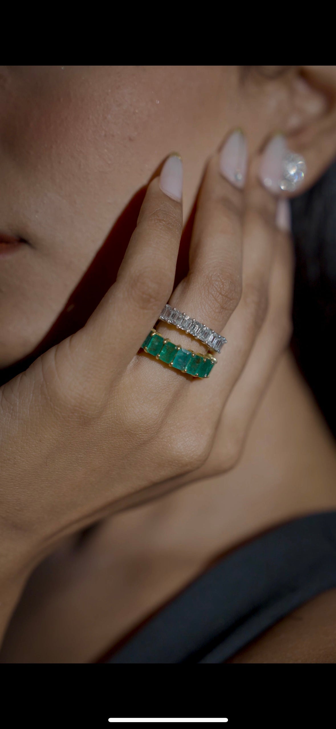 The Verdara - Emerald Eternity Band