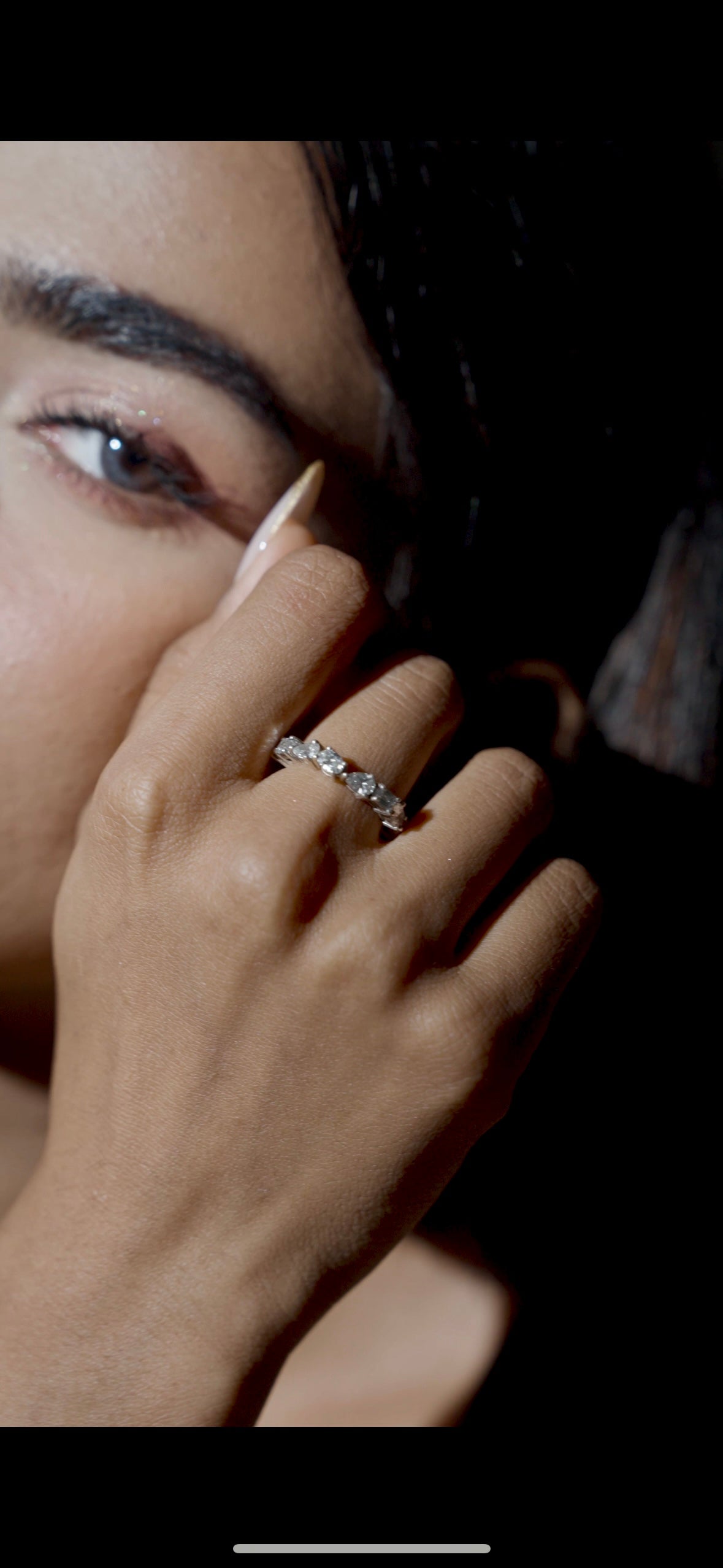 The Unscripted : Fancy Shape Diamonds Eternity Band