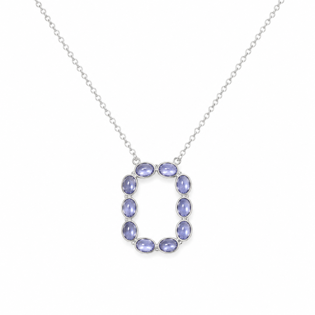 The Zois Oval Rectangle Necklace