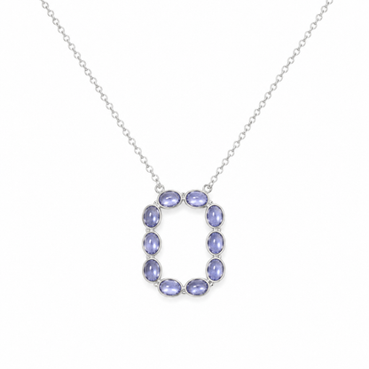The Zois Oval Rectangle Necklace