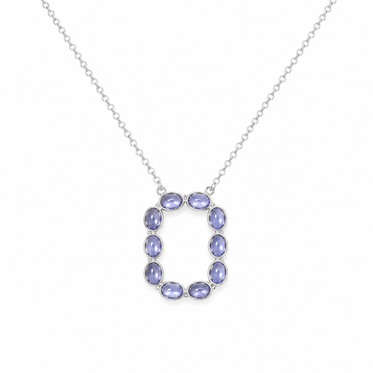 The Zois Oval Rectangle Necklace