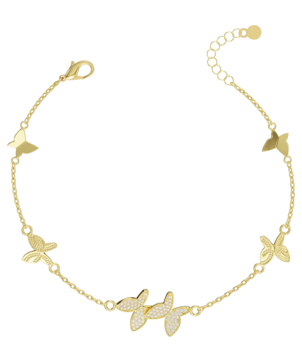 The All Butterfly Bracelet in Gold and Diamonds