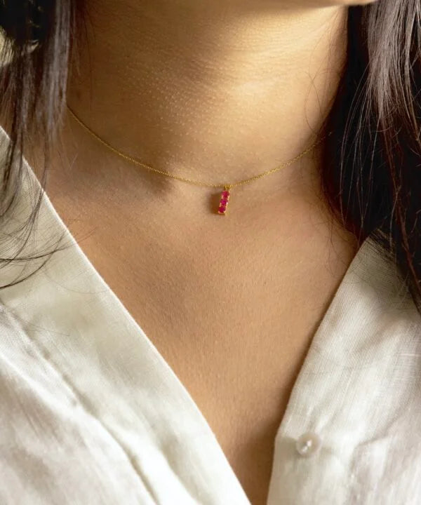 The Ruby Admirer Necklace Success