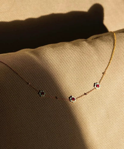 Ruby and Diamond Necklace