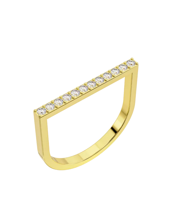 The Flat Bar Diamond Ring