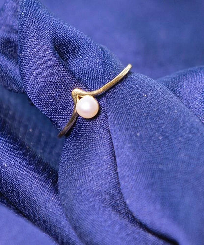 The pearl drop ring