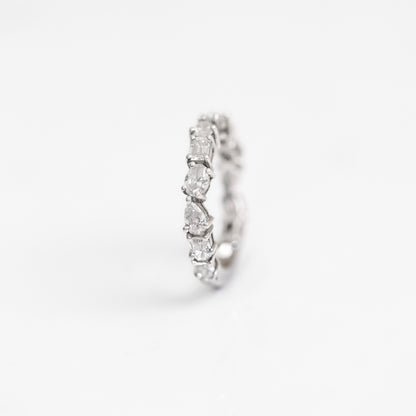 The Unscripted : Fancy Shape Diamonds Eternity Band
