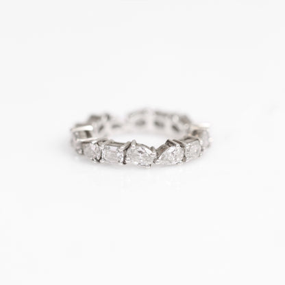 The Unscripted : Fancy Shape Diamonds Eternity Band