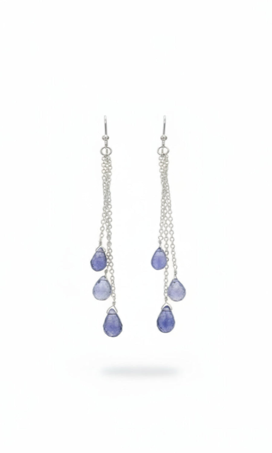 Celestial Tanzanite Dewdrop Earrings