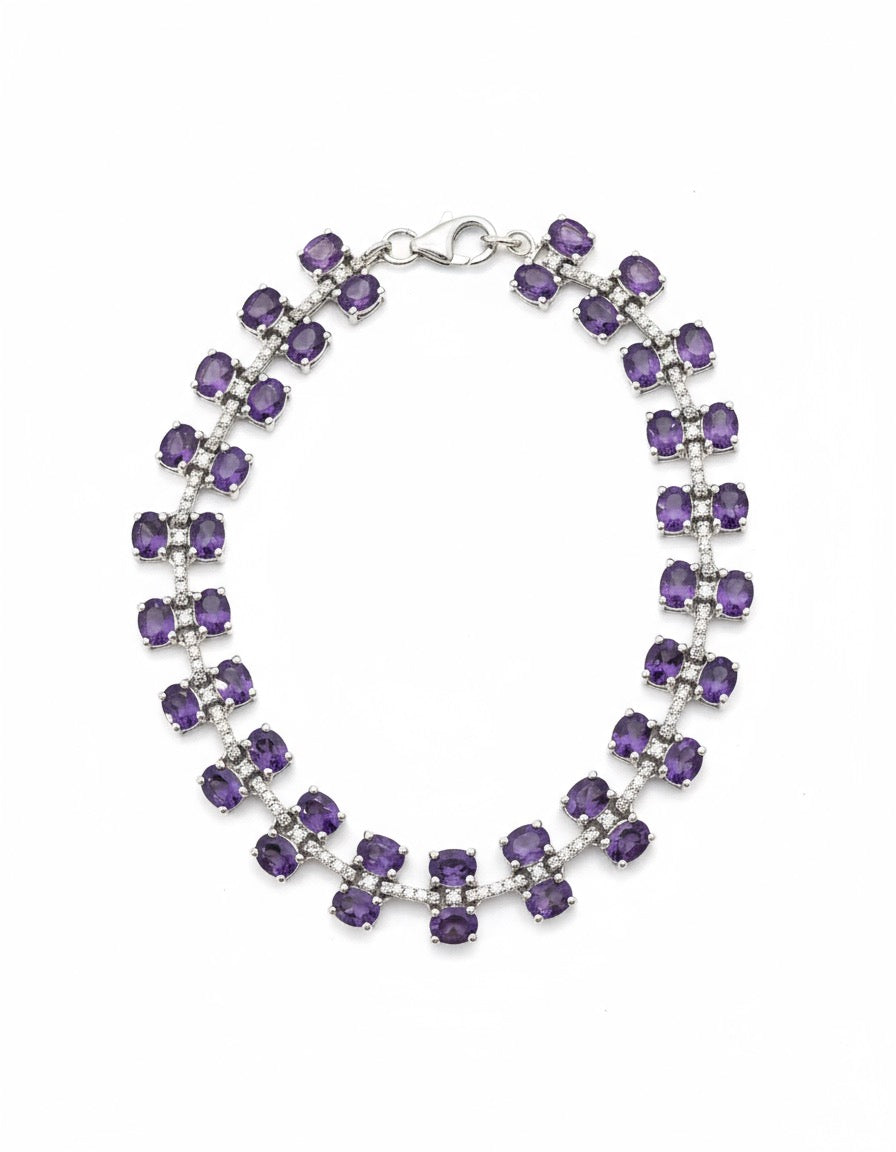 Celestial Tanzanite & Diamond Glow Bracelet