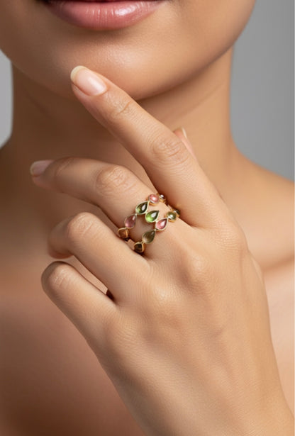 The Versatile Tourmaline Band Ring