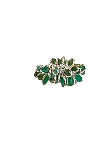 The Emerald Spill Ring