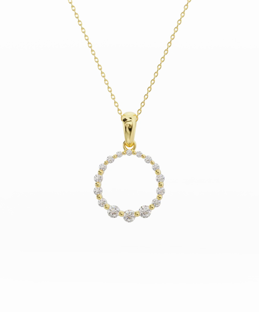 The Circle of Life Diamond Pendant