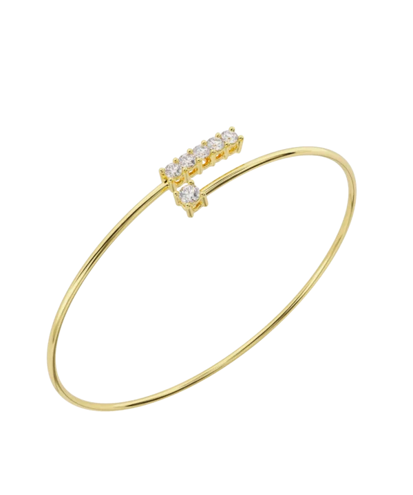 The Straight Bar Bracelet in Bangle