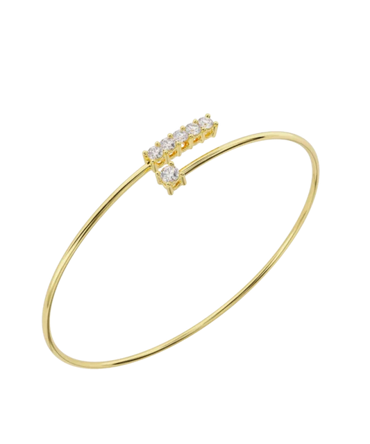 The Straight Bar Bracelet in Bangle